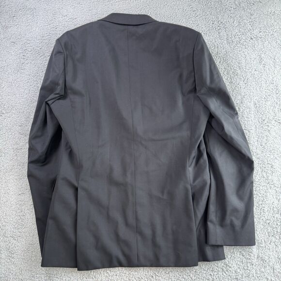 Hugo Boss Blazer Mens 40L Johnstons Lenon Black Wool Two Button NWT - Picture 8 of 12